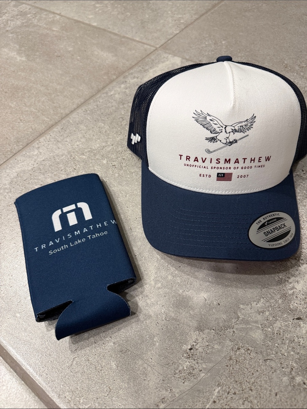 Travis Mathew Hat & Koozie
